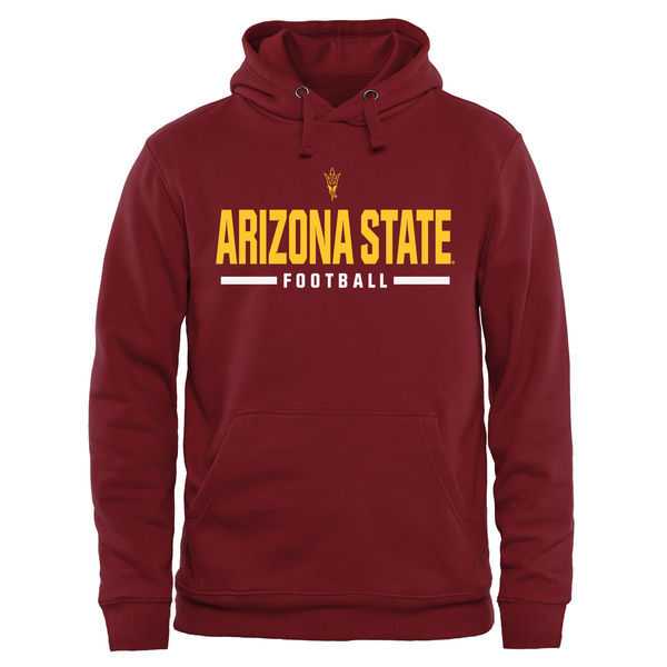 Men's Arizona State Sun Devils Custom Sport Pullover Hoodie - Maroon,We sell and wholesale Men's Arizona State Sun Devils Custom Sport Pullover Hoodie - Maroon on line form chian!